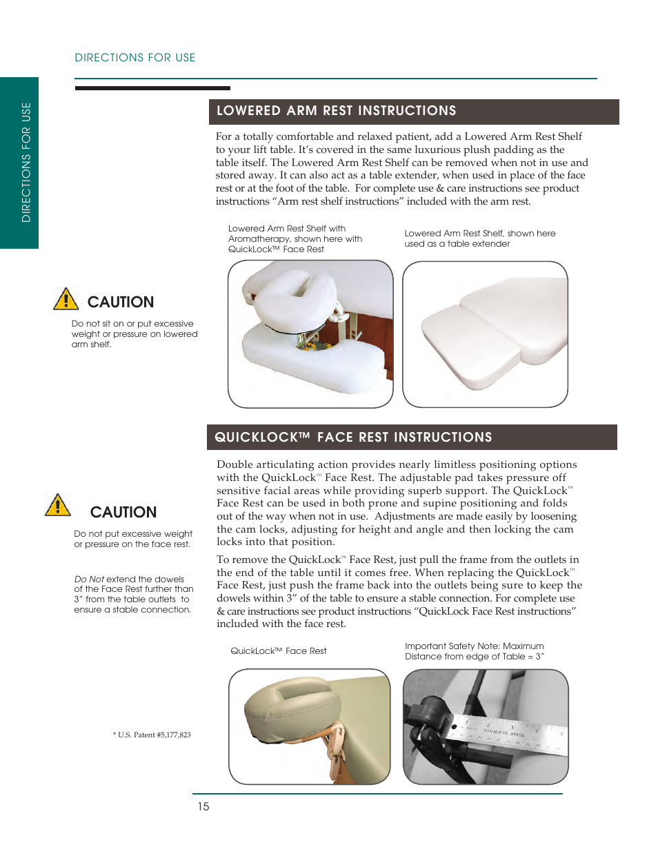 Caution | Oakworks PerformaLift Series User Manual | Page 18 / 28