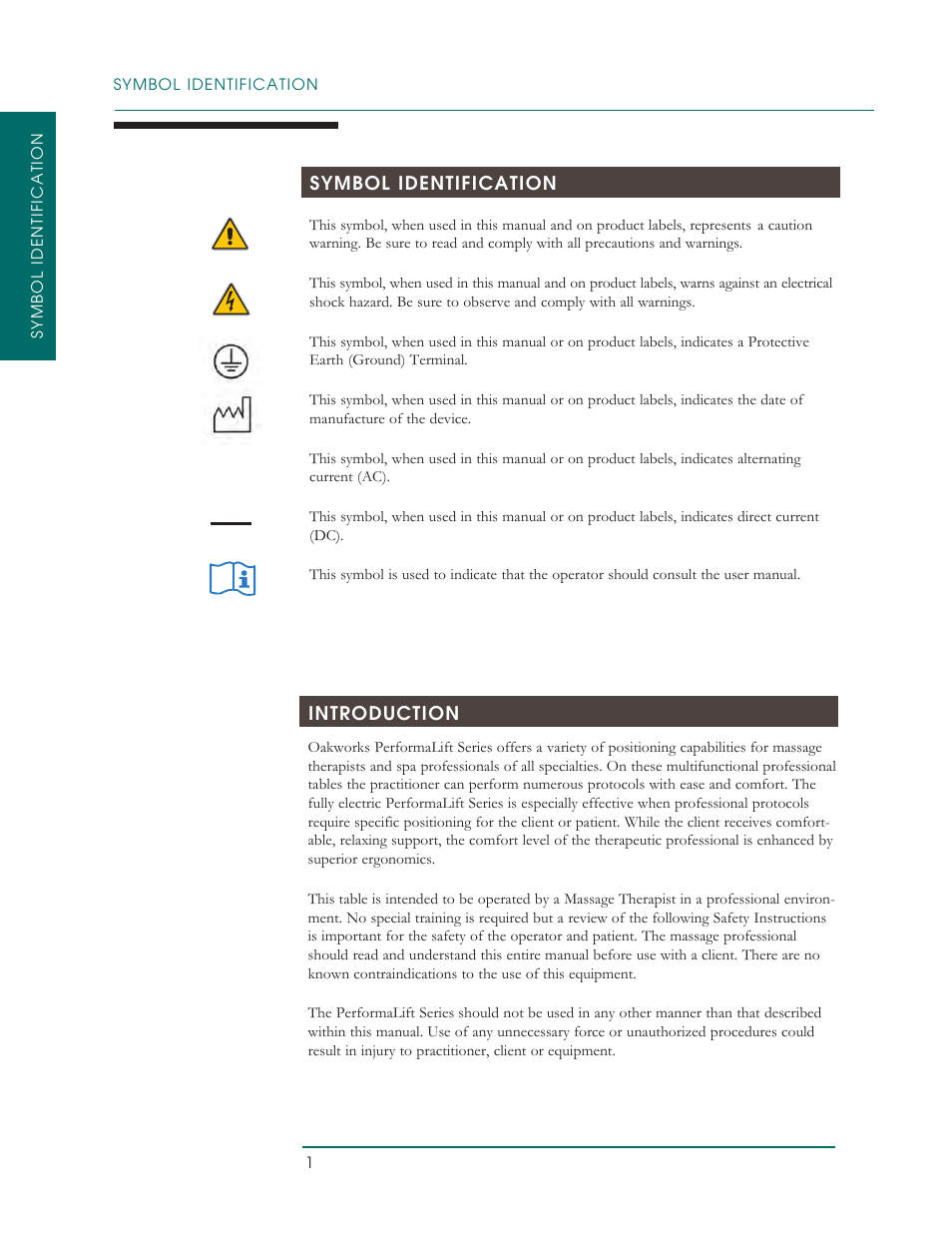 Oakworks PerformaLift Series User Manual | Page 4 / 28