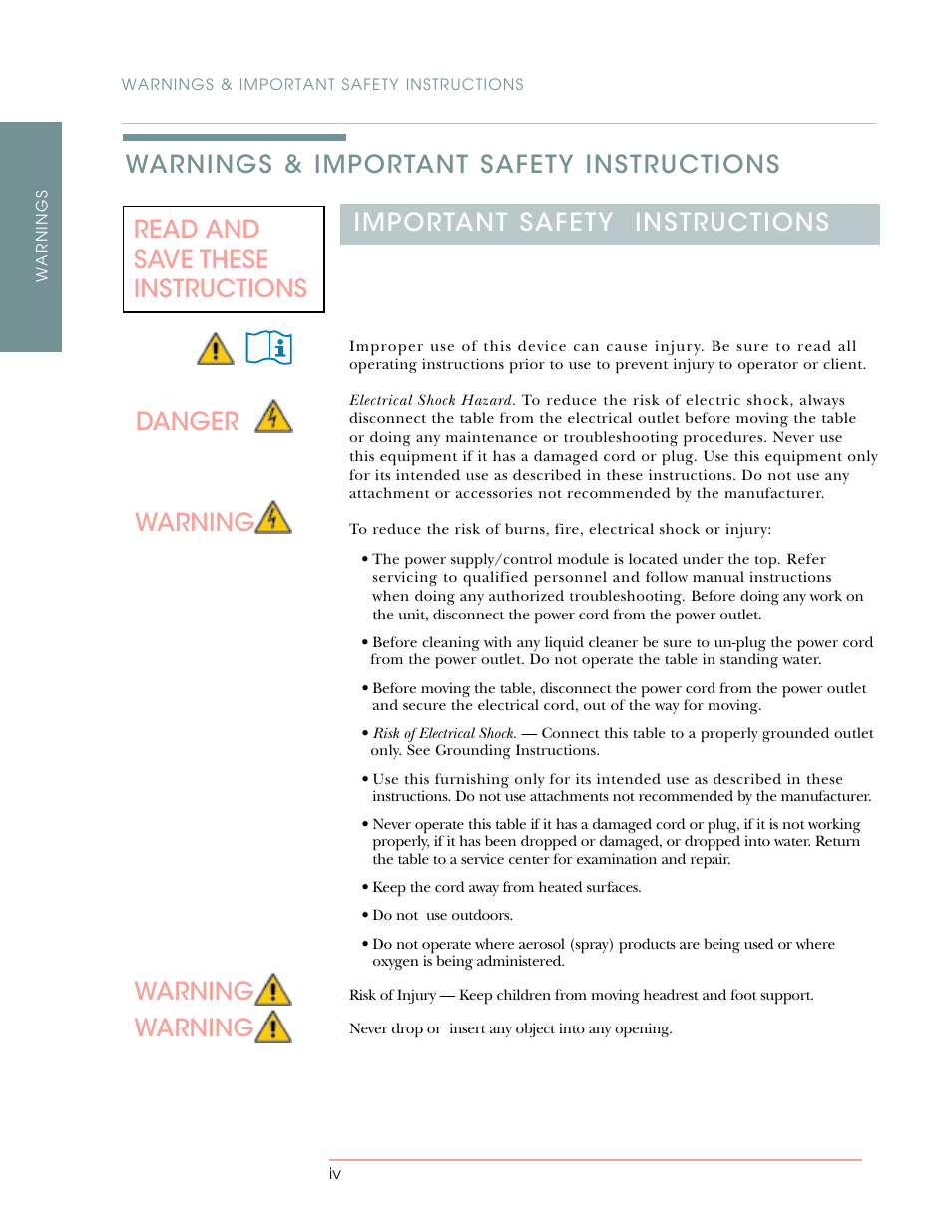 Oakworks Relaxation Lounge User Manual | Page 6 / 24