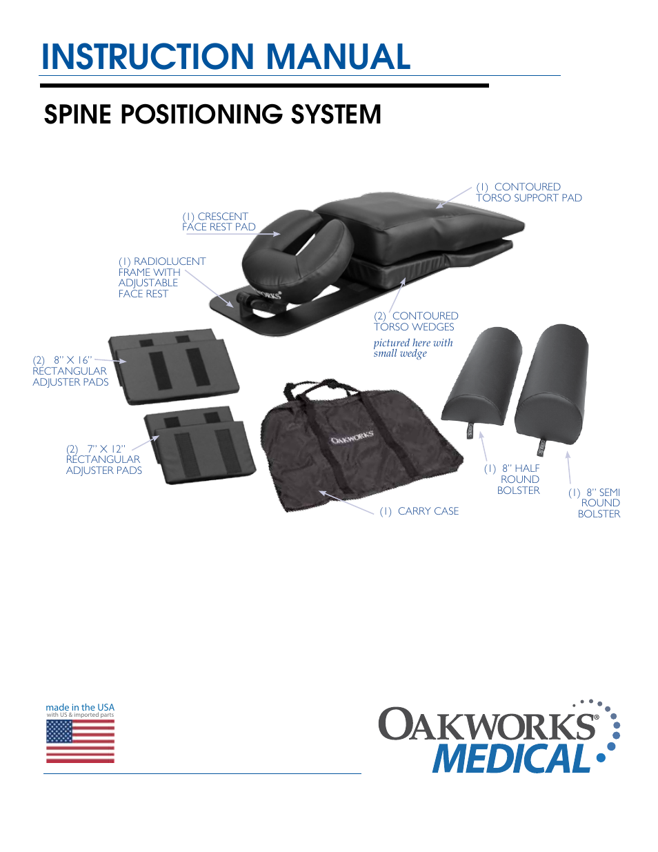 Oakworks Spine Positioning System User Manual | 24 pages