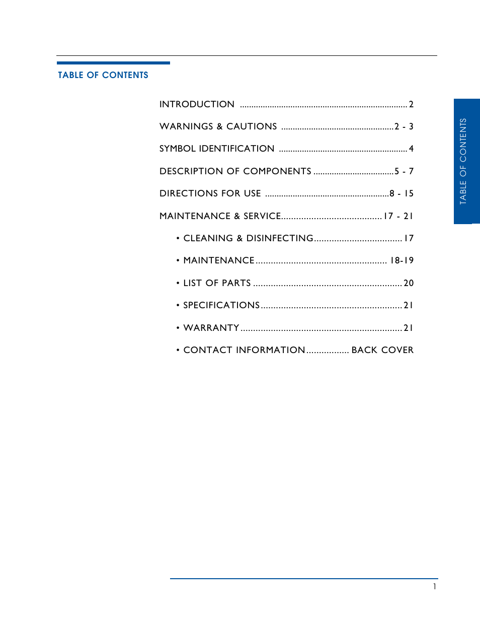 Oakworks Spine Positioning System User Manual | Page 3 / 24