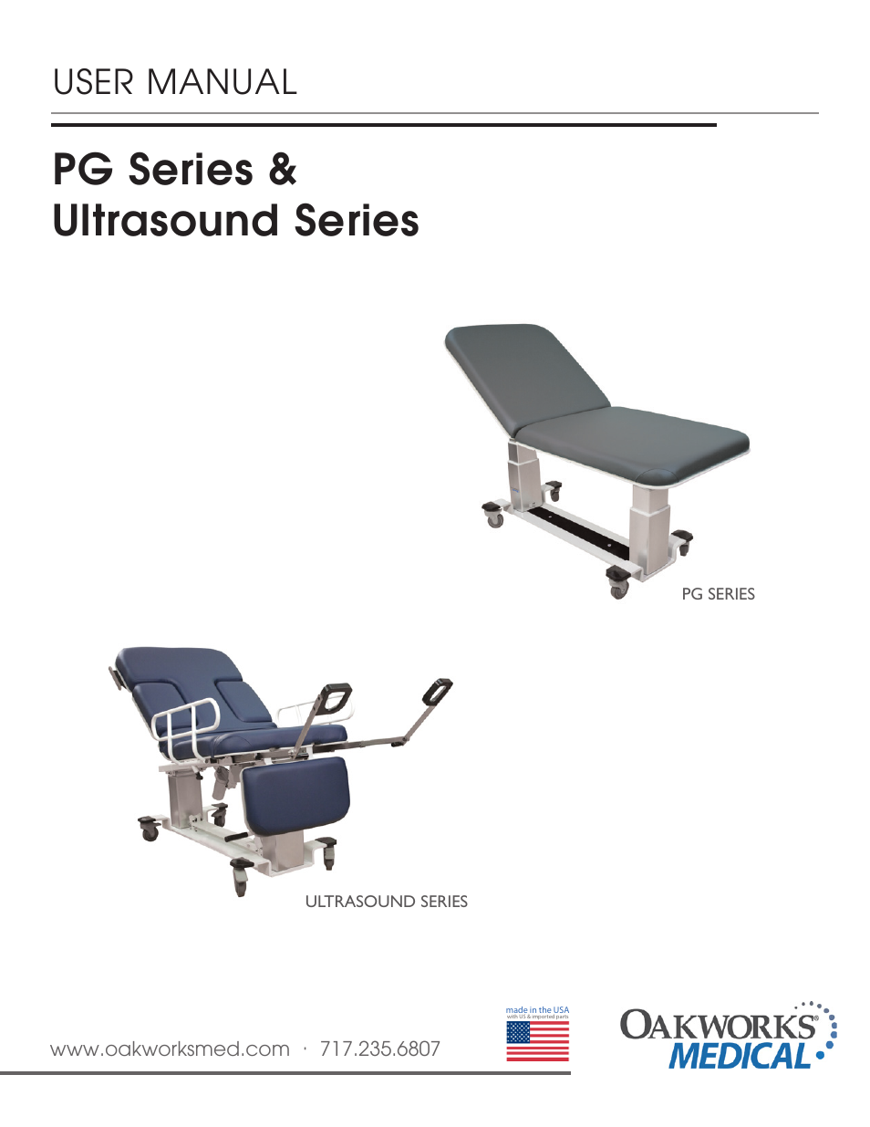 Oakworks Ultrasound / PG Series Rev.B User Manual | 36 pages
