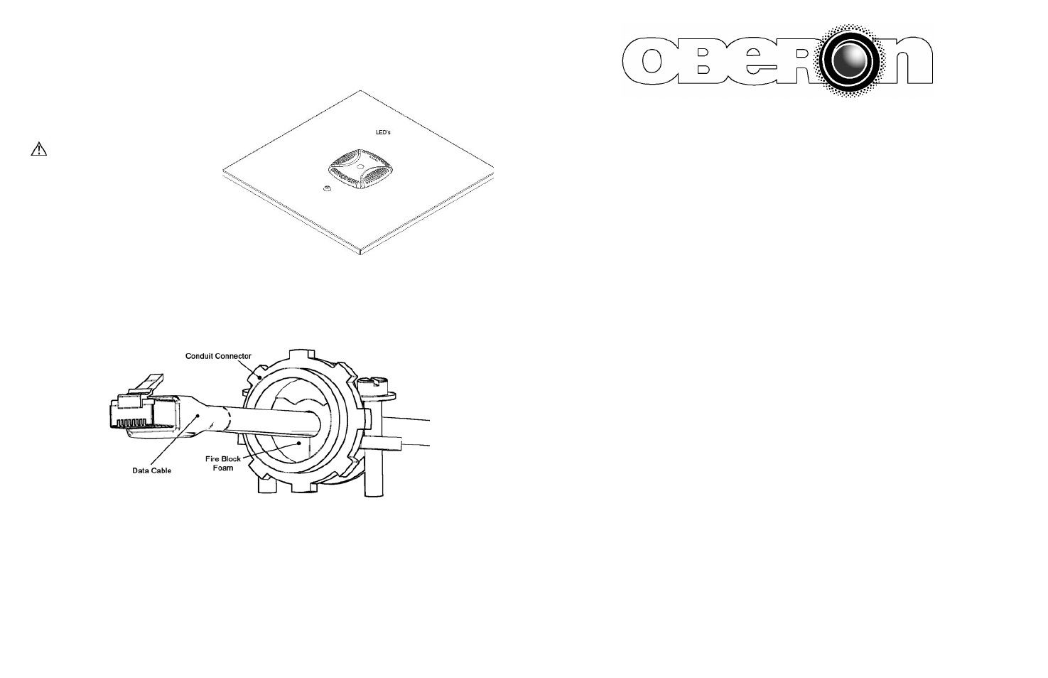 Oberon 1066-AP135 User Manual | 2 pages