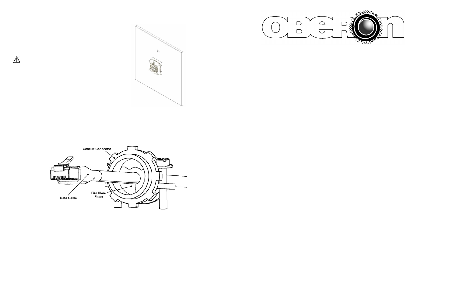 Oberon 1068-00 User Manual | 2 pages
