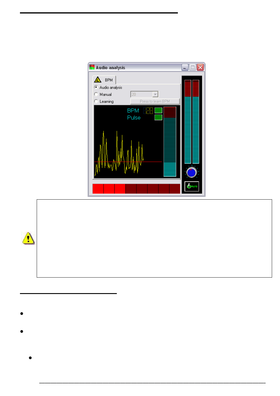 Synchro audio bpm en las escenas, Synchro bpm manual | OmniSistem Das Light User Manual | Page 103 / 120