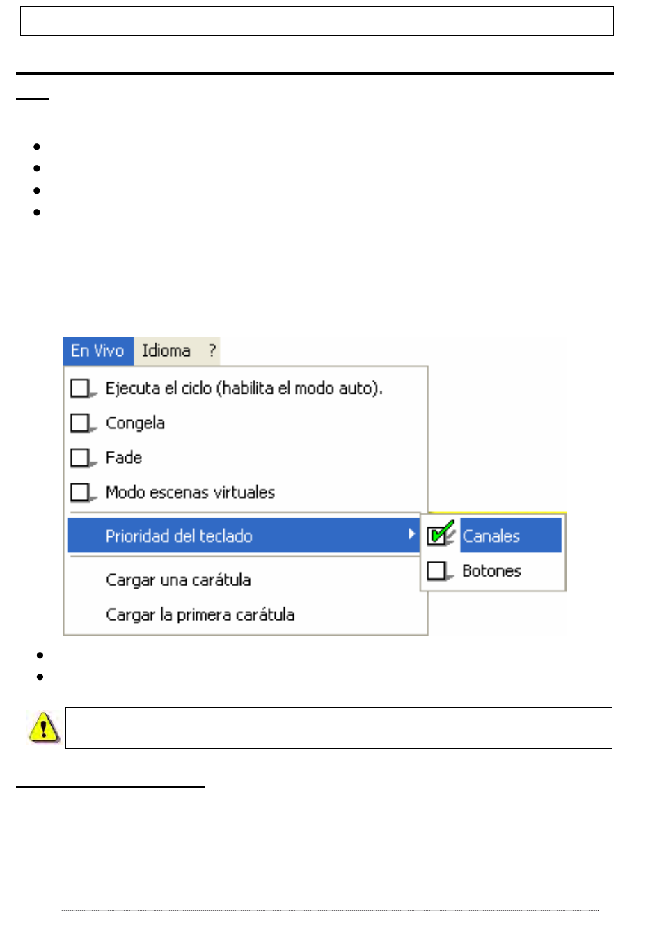 Función live only | OmniSistem Das Light User Manual | Page 116 / 120