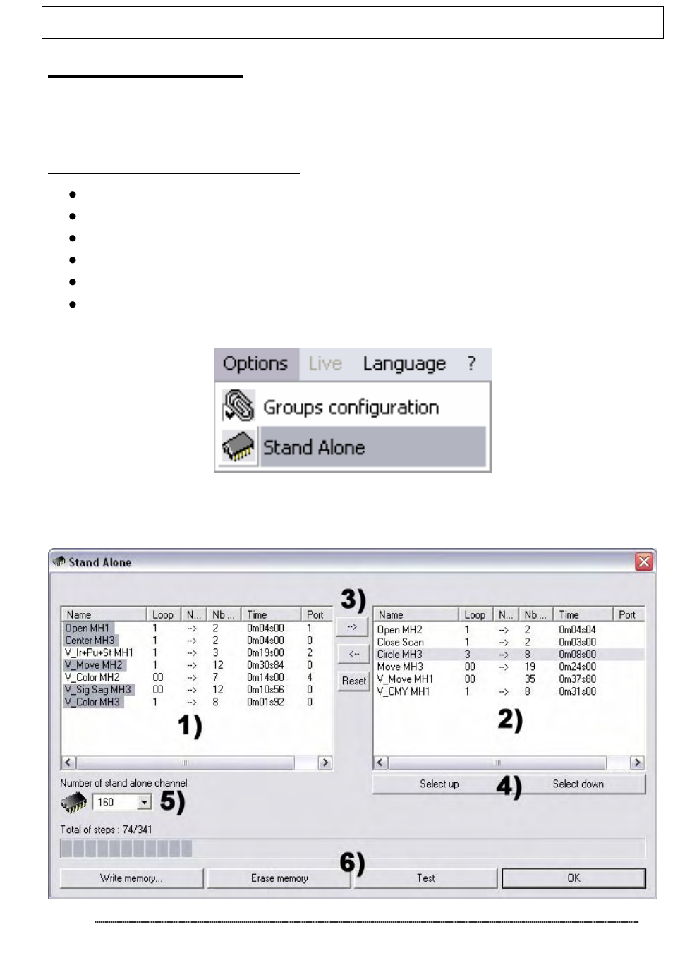 Stand alone mode | OmniSistem Das Light User Manual | Page 25 / 120