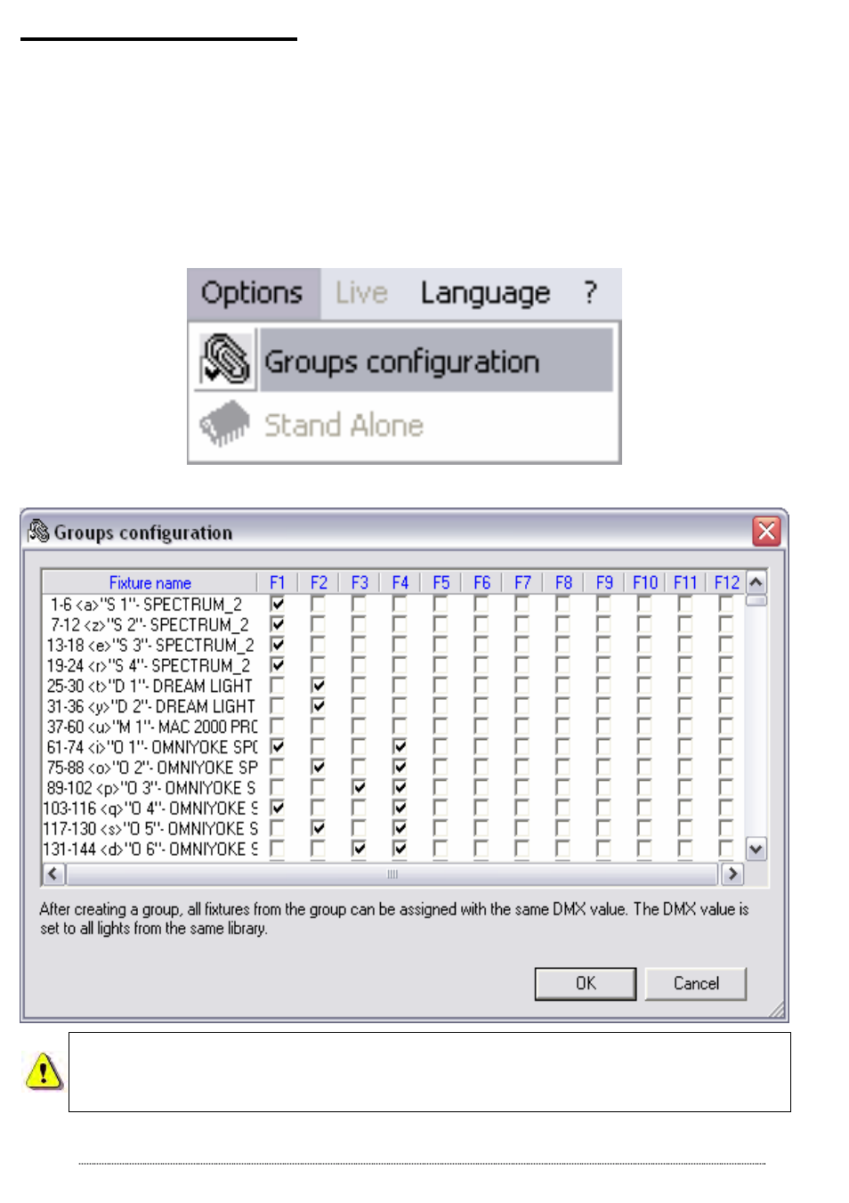 Group-configuration | OmniSistem Das Light User Manual | Page 30 / 120