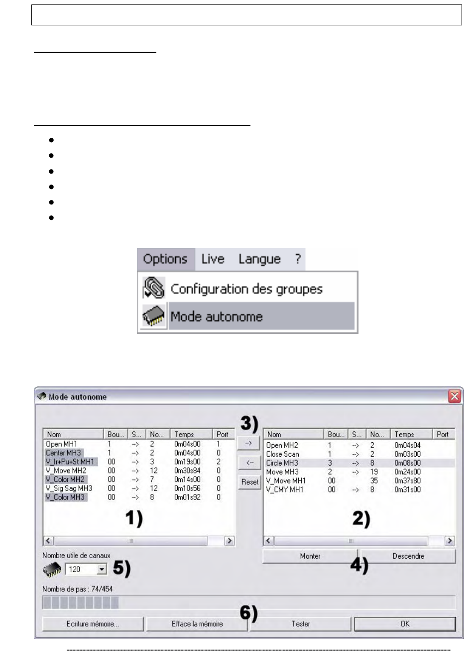 Mode autonome | OmniSistem Das Light User Manual | Page 65 / 120