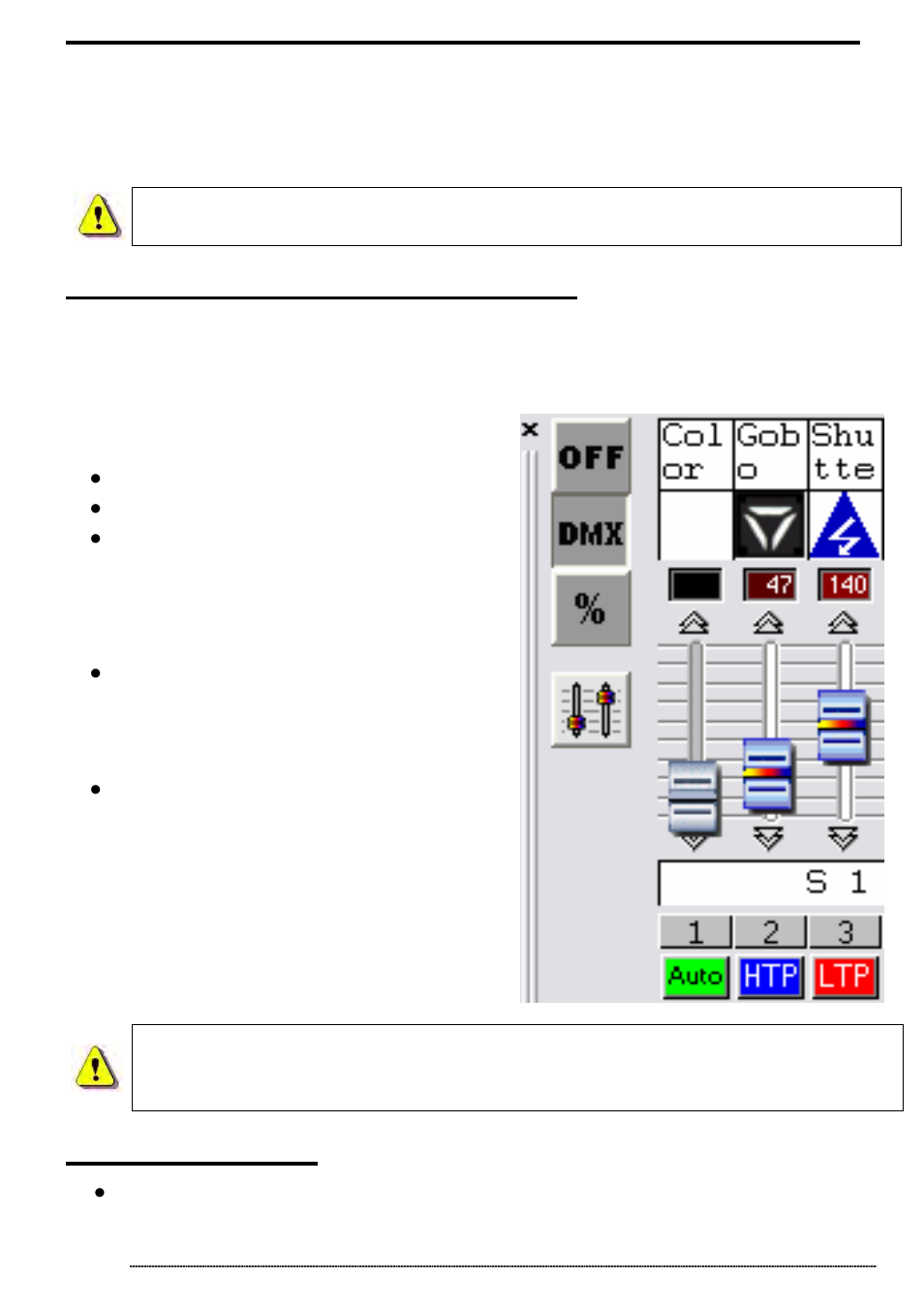 Options de la fenêtre des curseurs, Méthodes simple | OmniSistem Das Light User Manual | Page 73 / 120