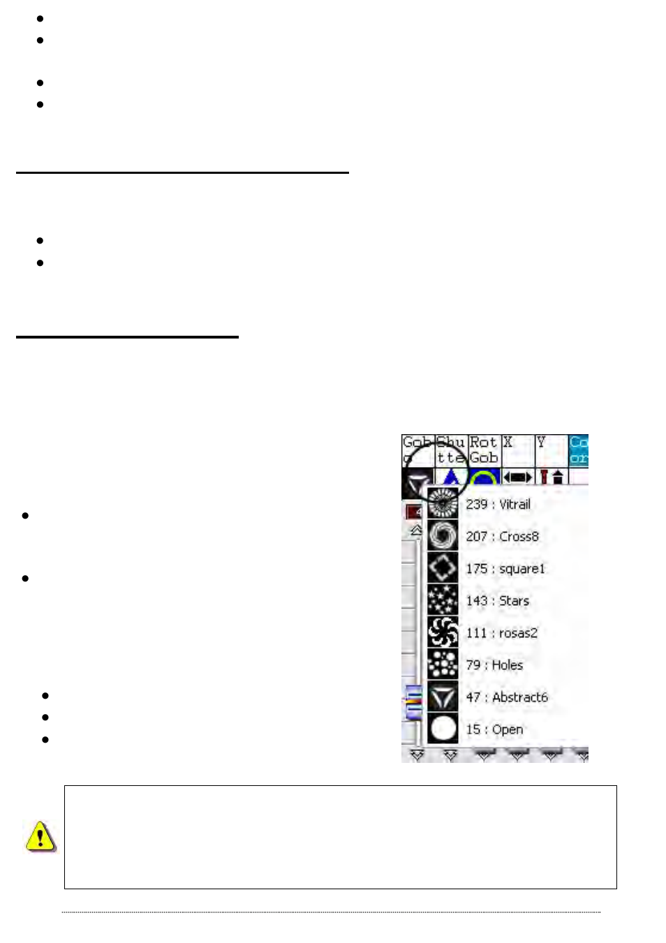 Méthode des raccourcis clavier, Méthode des presets | OmniSistem Das Light User Manual | Page 74 / 120