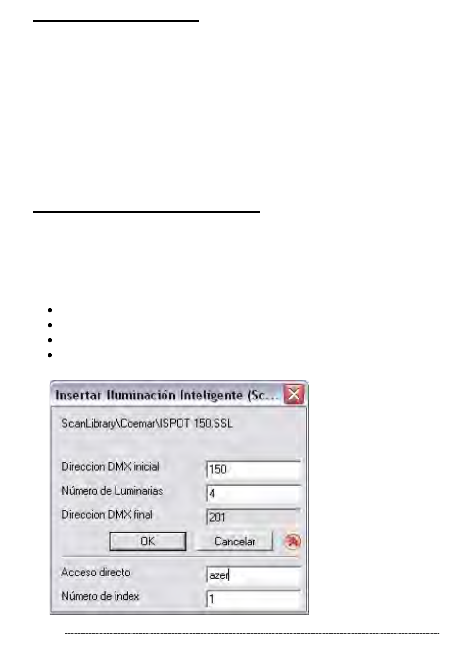 La página parametraje, Inserción de luces inteligentes | OmniSistem Das Light User Manual | Page 89 / 120