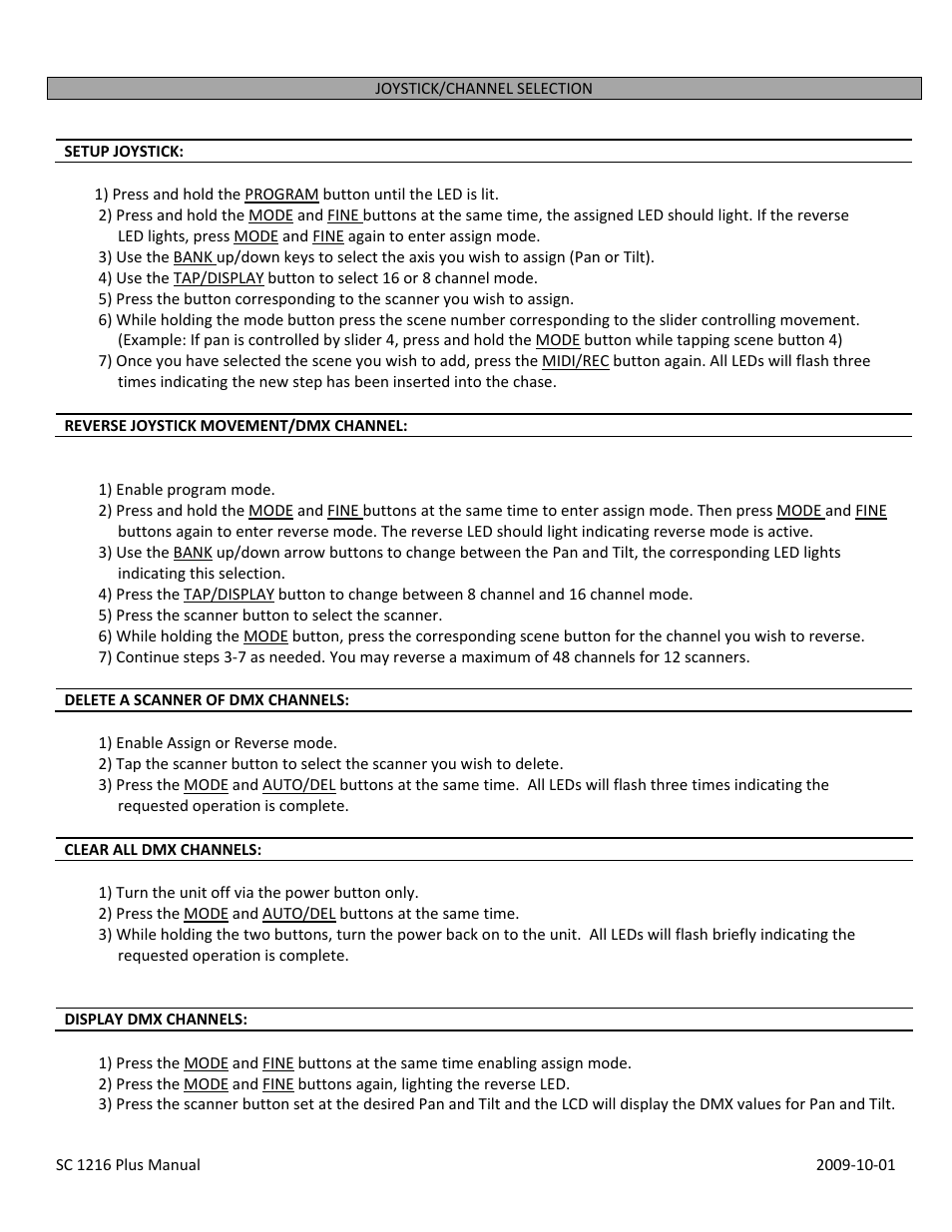 OmniSistem SC 1216 User Manual | Page 11 / 14