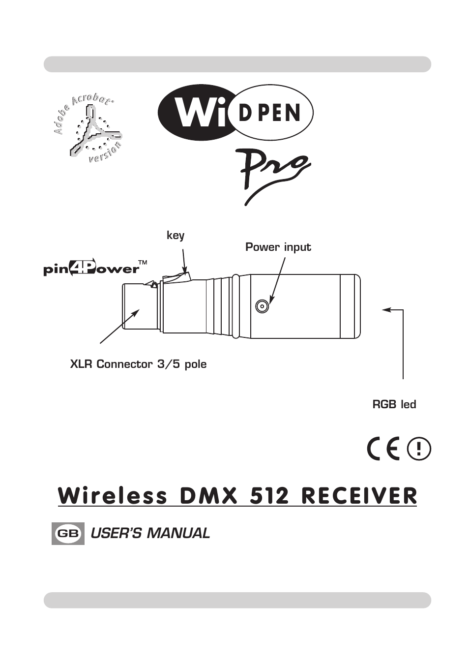 OmniSistem Wi D Pen Pro Receiver User Manual | 3 pages
