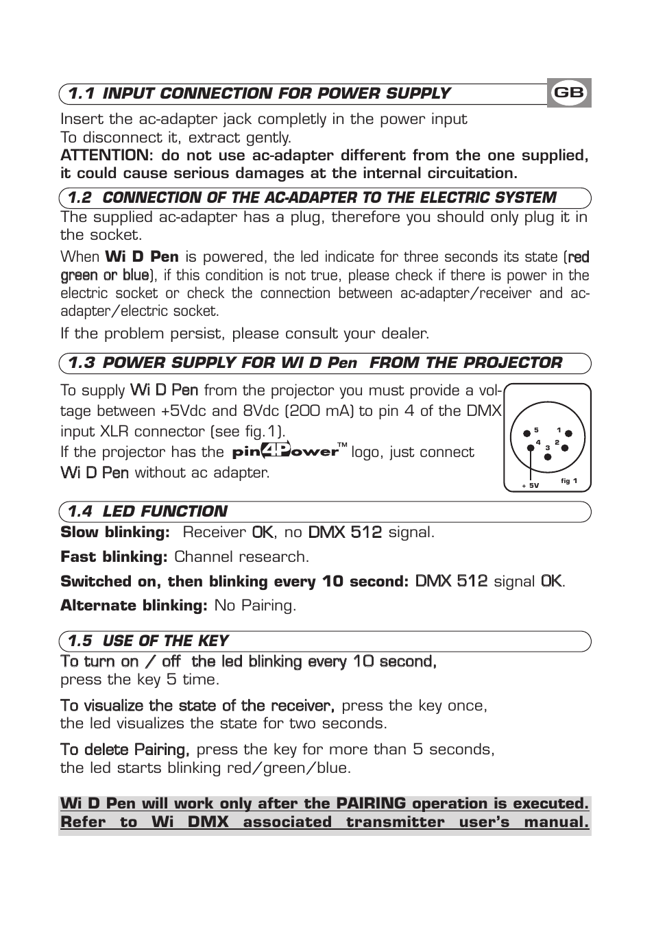OmniSistem Wi D Pen Pro Receiver User Manual | Page 2 / 3