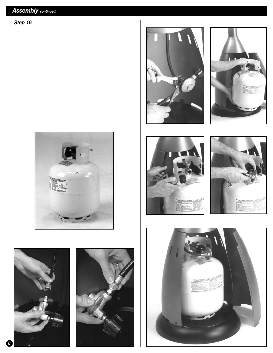 Assembly, Step 16 | Coleman 5040-761 User Manual | Page 8 / 16