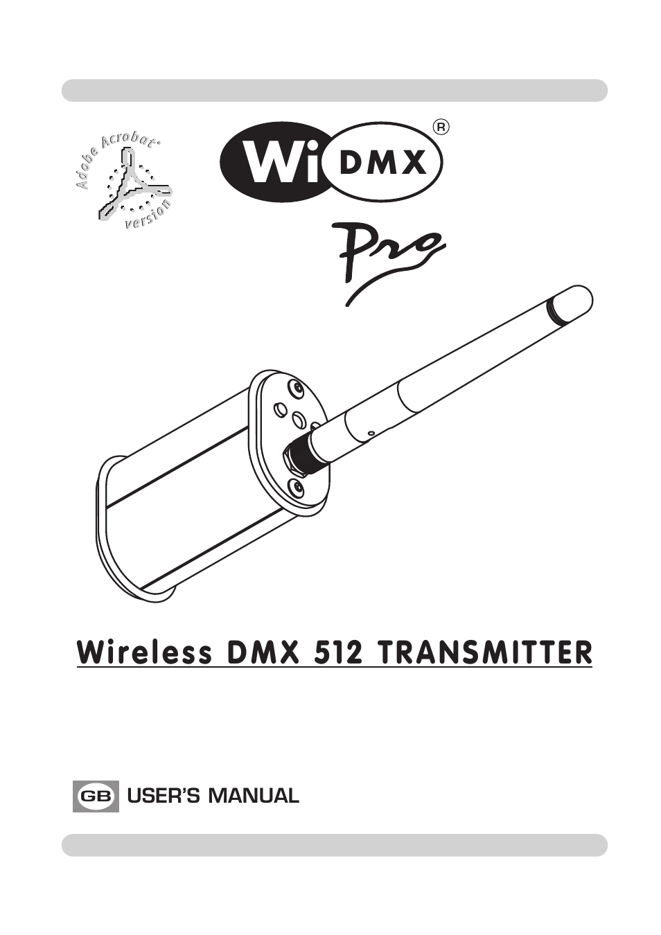 OmniSistem WiDMX Pro Transmitter User Manual | 4 pages