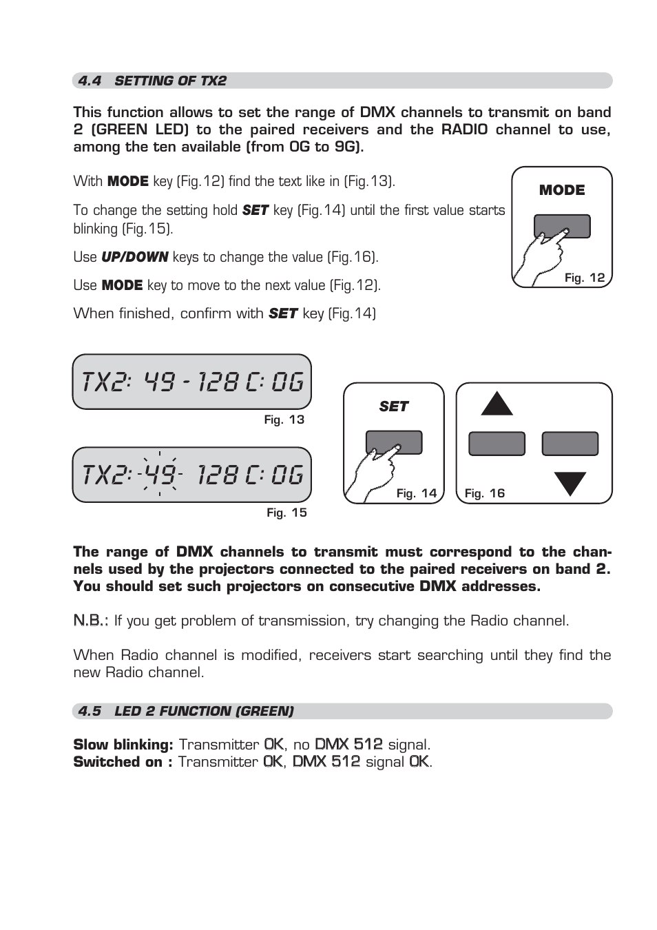 OmniSistem WiDMX Transceiver User Manual | Page 12 / 24