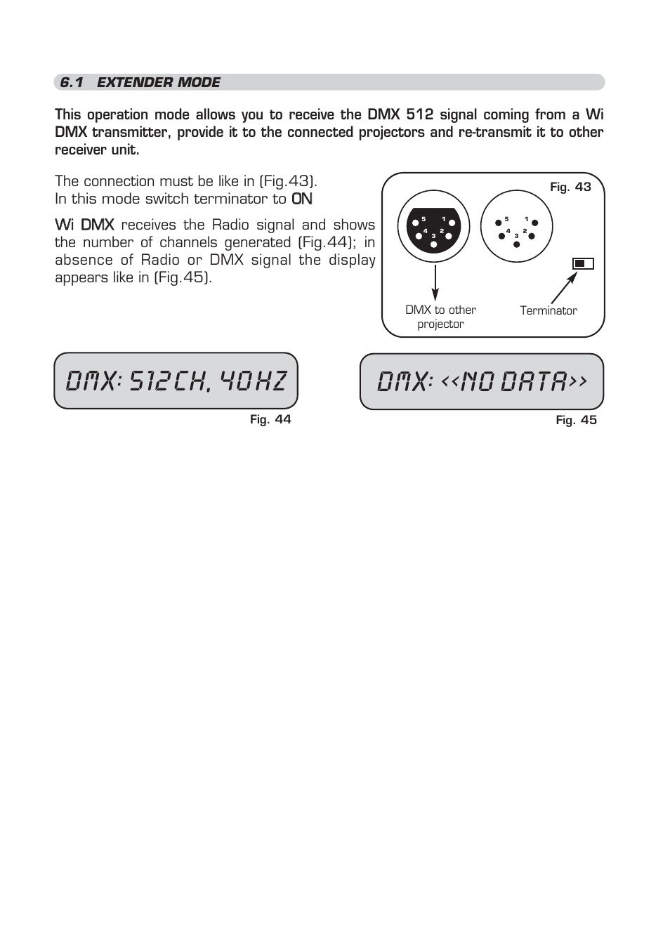 No data | OmniSistem WiDMX Transceiver User Manual | Page 19 / 24