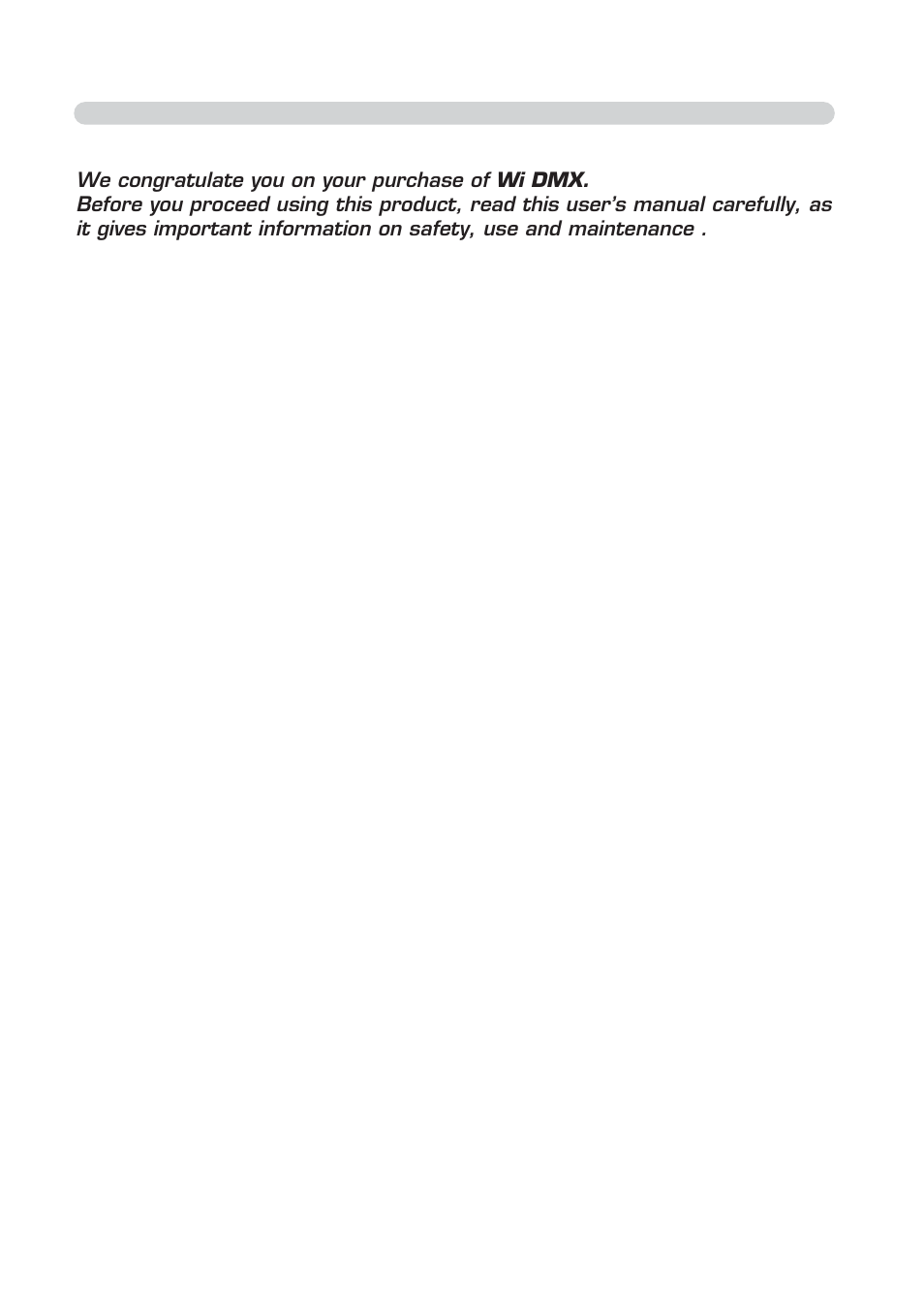 OmniSistem WiDMX Transceiver User Manual | Page 3 / 24
