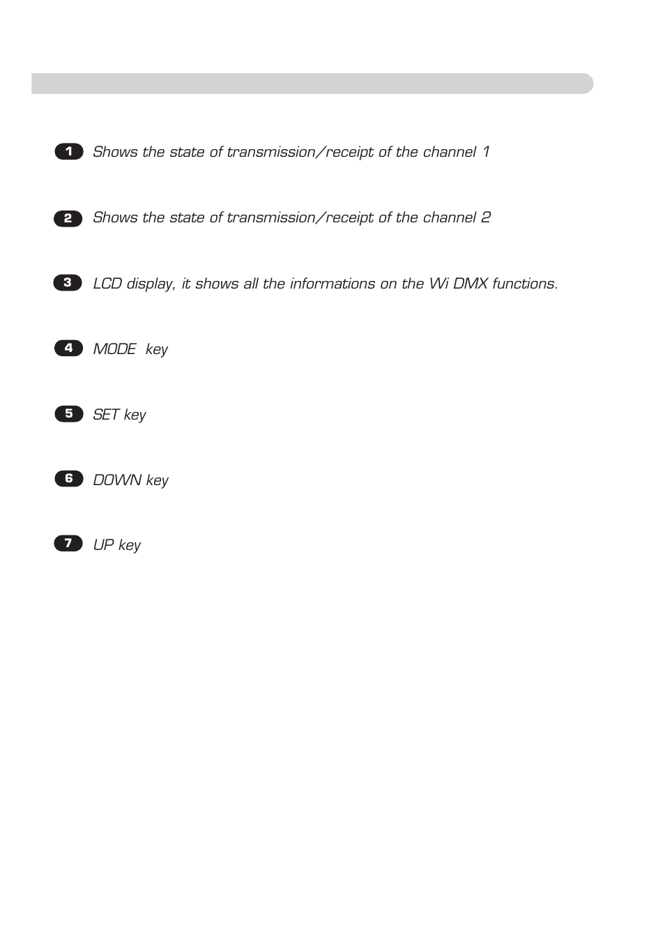 OmniSistem WiDMX Transceiver User Manual | Page 5 / 24