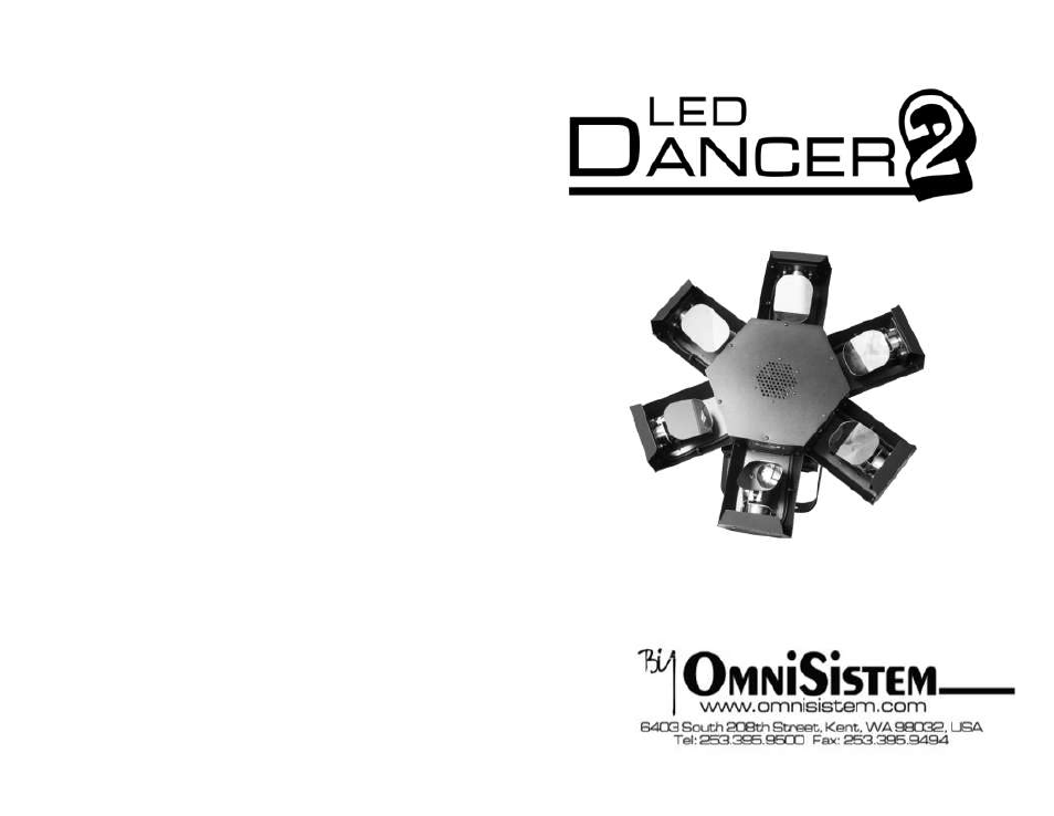 OmniSistem LED Dancer 2 User Manual | 4 pages