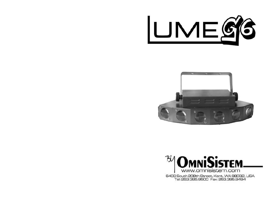 OmniSistem LumeG6 User Manual | 4 pages