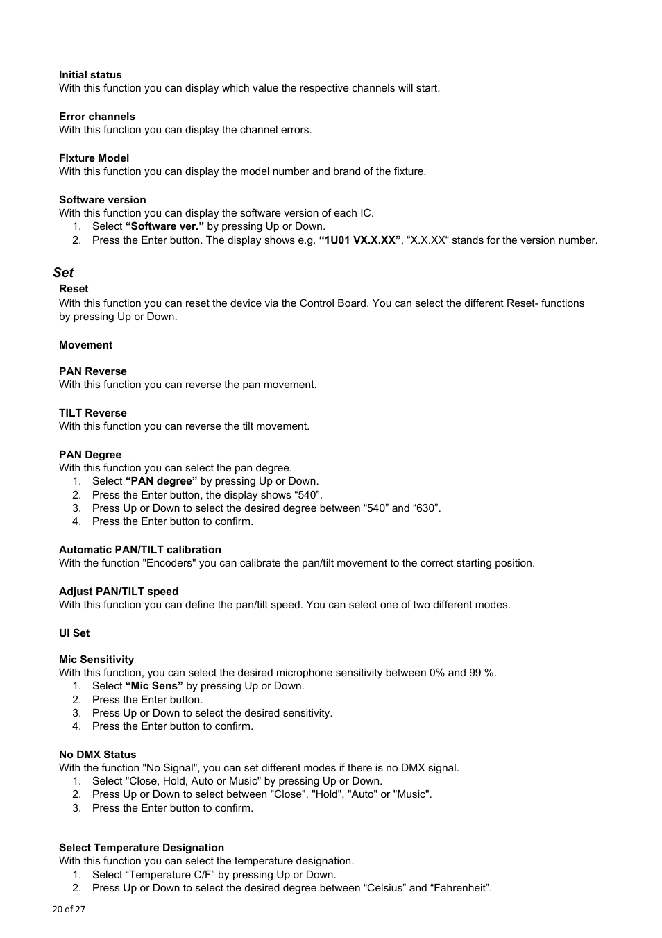 OmniSistem OnyxPro 101 User Manual | Page 20 / 27