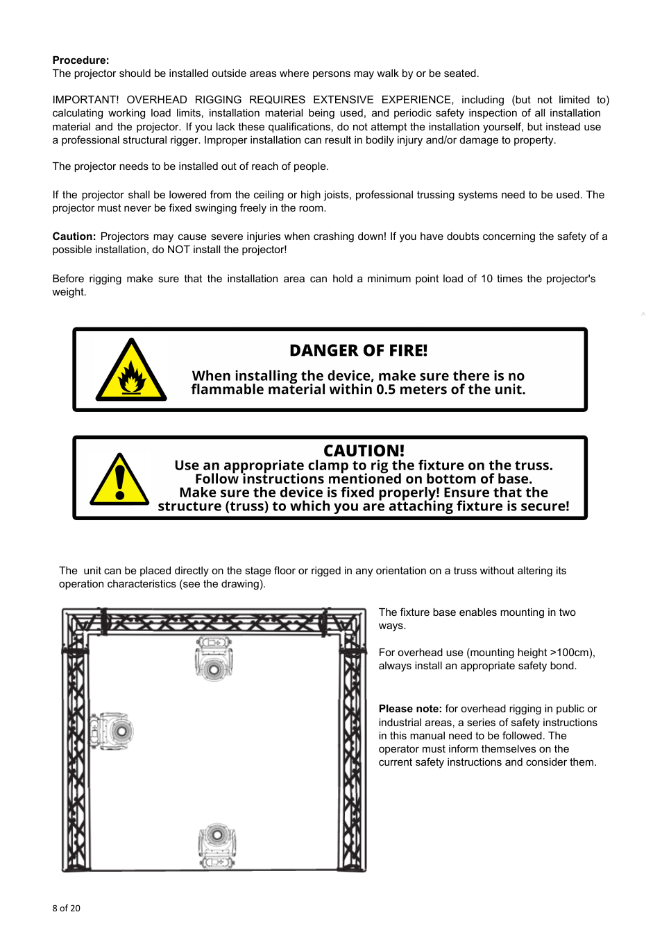 OmniSistem OnyxPro 40 User Manual | Page 8 / 20