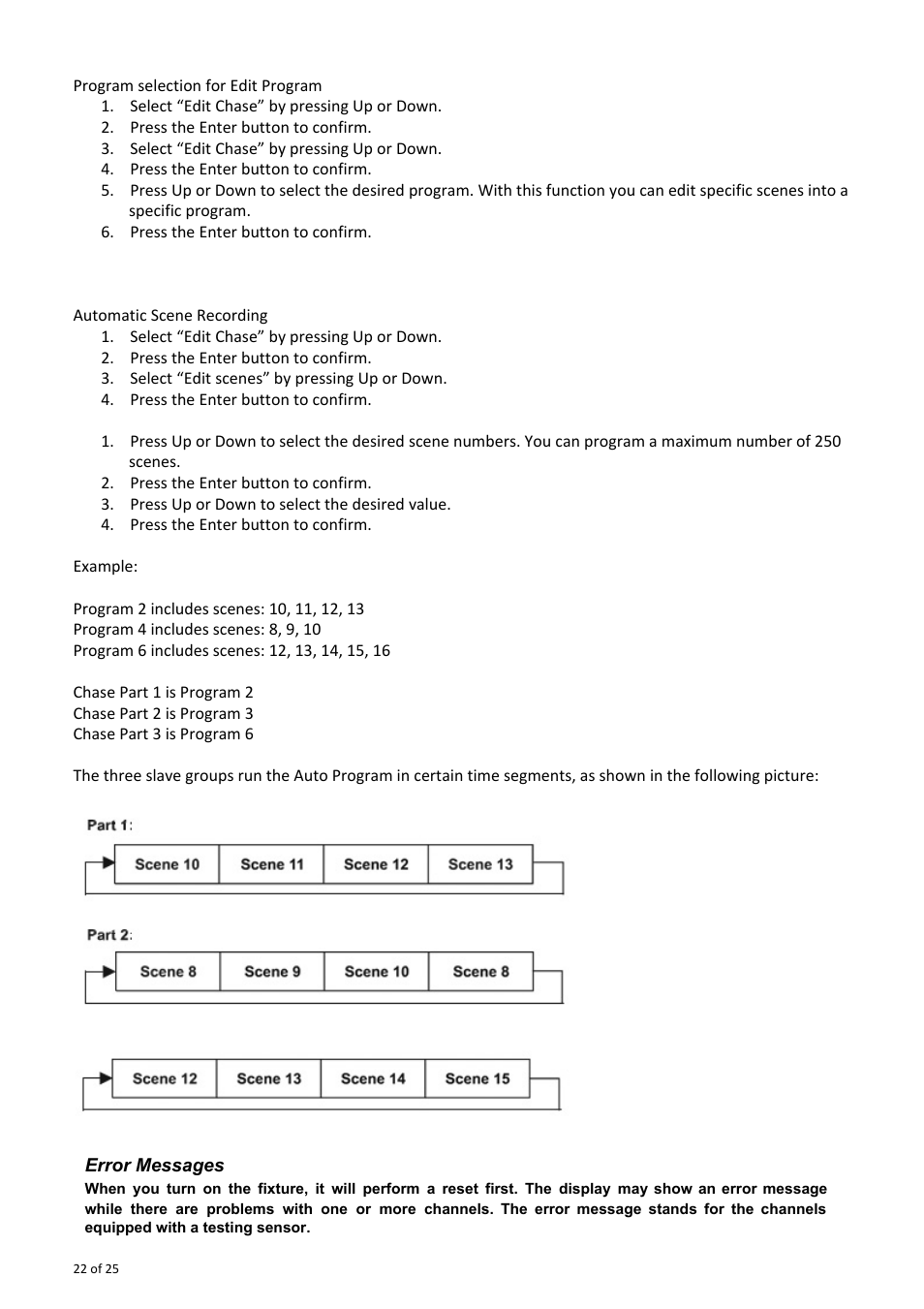 OmniSistem Spark 7 Zoom User Manual | Page 22 / 25