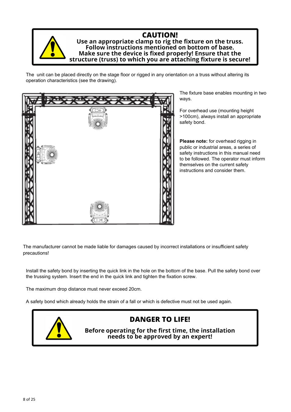 OmniSistem Spark 7 Zoom User Manual | Page 8 / 25