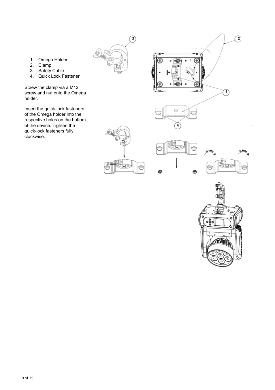 OmniSistem Spark 7 Zoom User Manual | Page 9 / 25