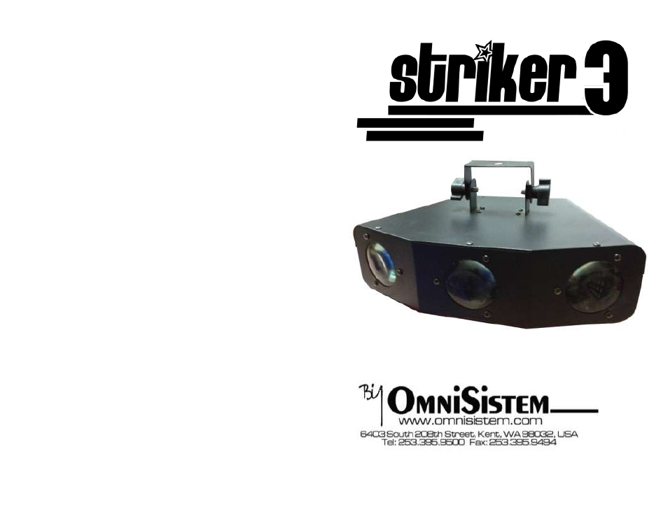 OmniSistem Striker 3 User Manual | 4 pages