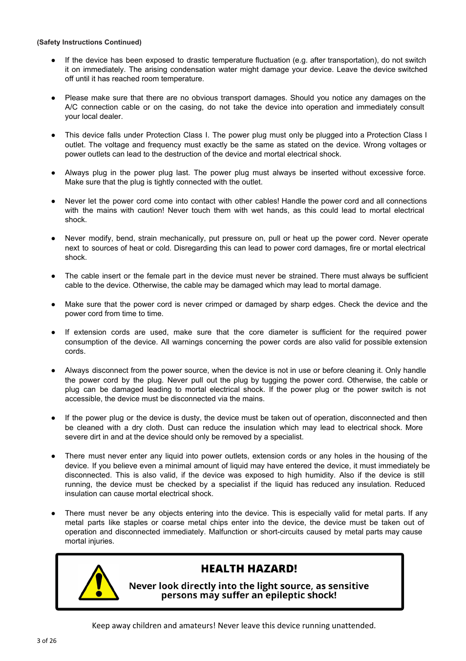 OmniSistem OnyxPro 132 User Manual | Page 3 / 26