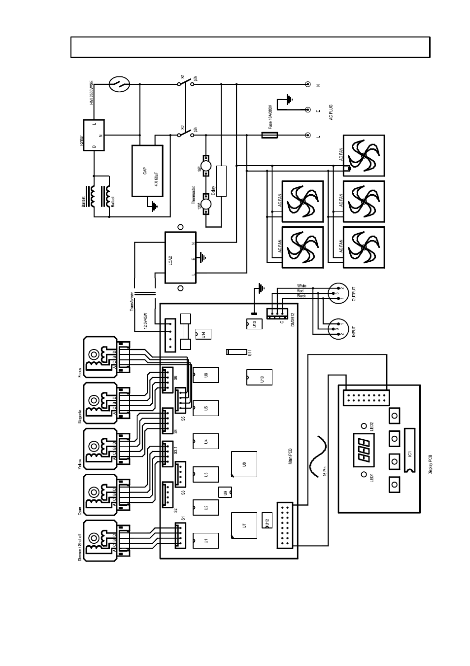 Electrical diagram | OmniSistem PR Century Spot User Manual | Page 11 / 14