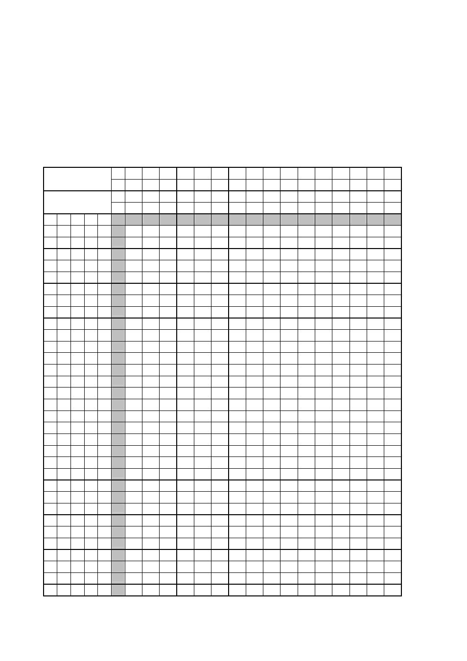 Table for setting address of dip switches | OmniSistem PR Chameleon User Manual | Page 8 / 12