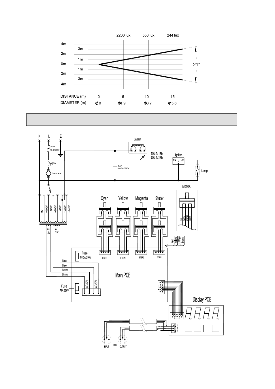 Electrical diagram | OmniSistem PR Design 150 User Manual | Page 10 / 12