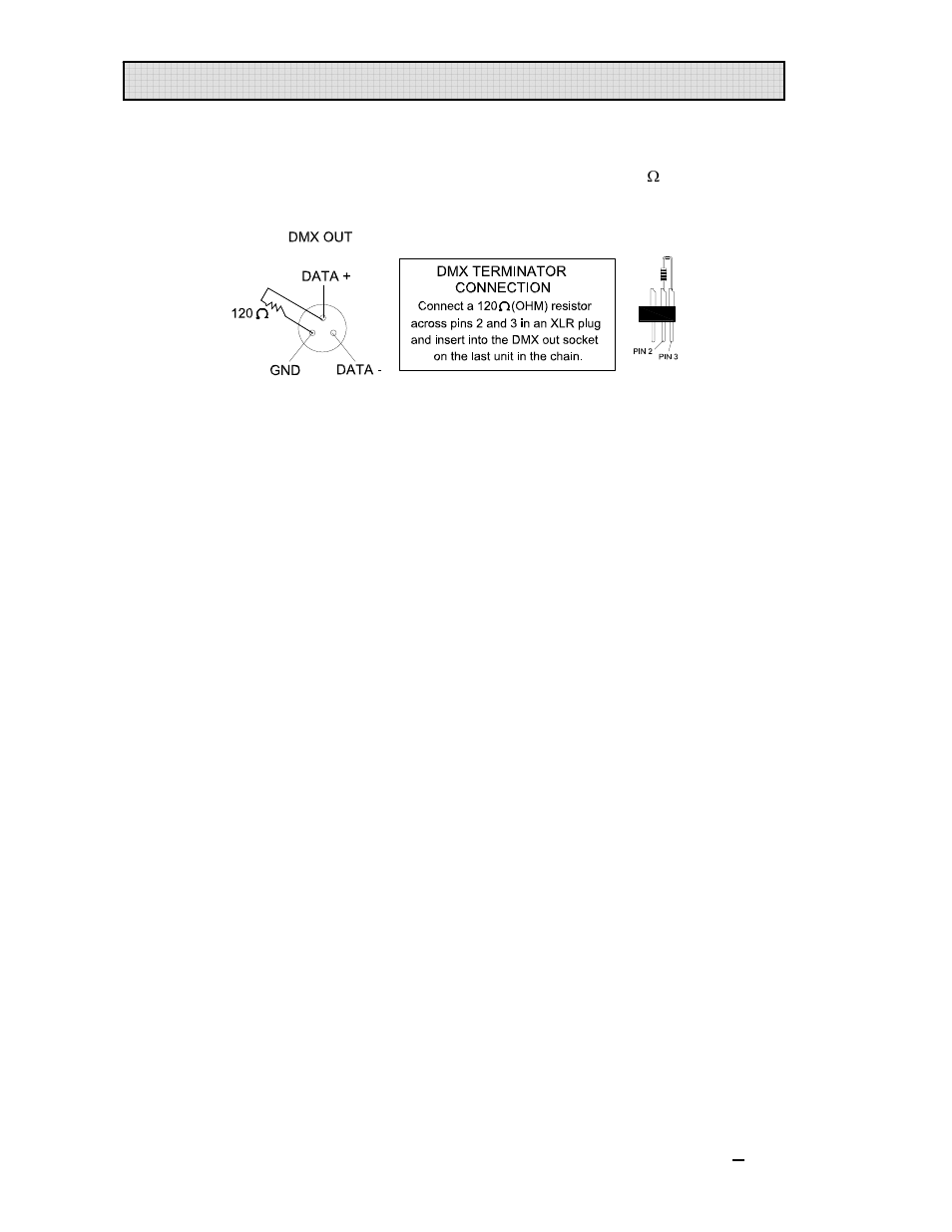 Dmx terminator | OmniSistem PR Design 250 User Manual | Page 6 / 26