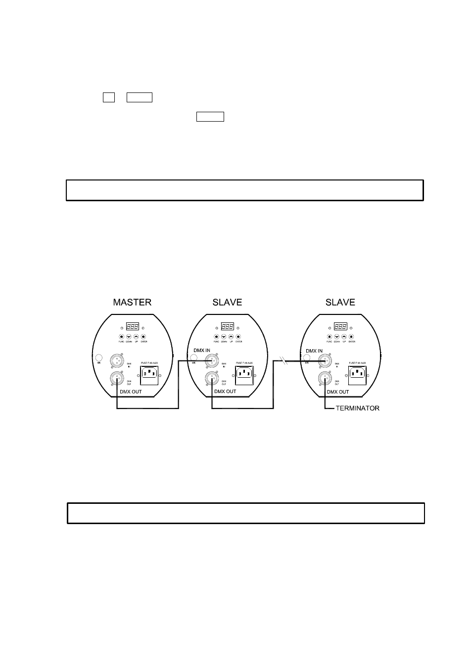 Master/slave mode, Stand-alone mode | OmniSistem PR Moon User Manual | Page 9 / 14
