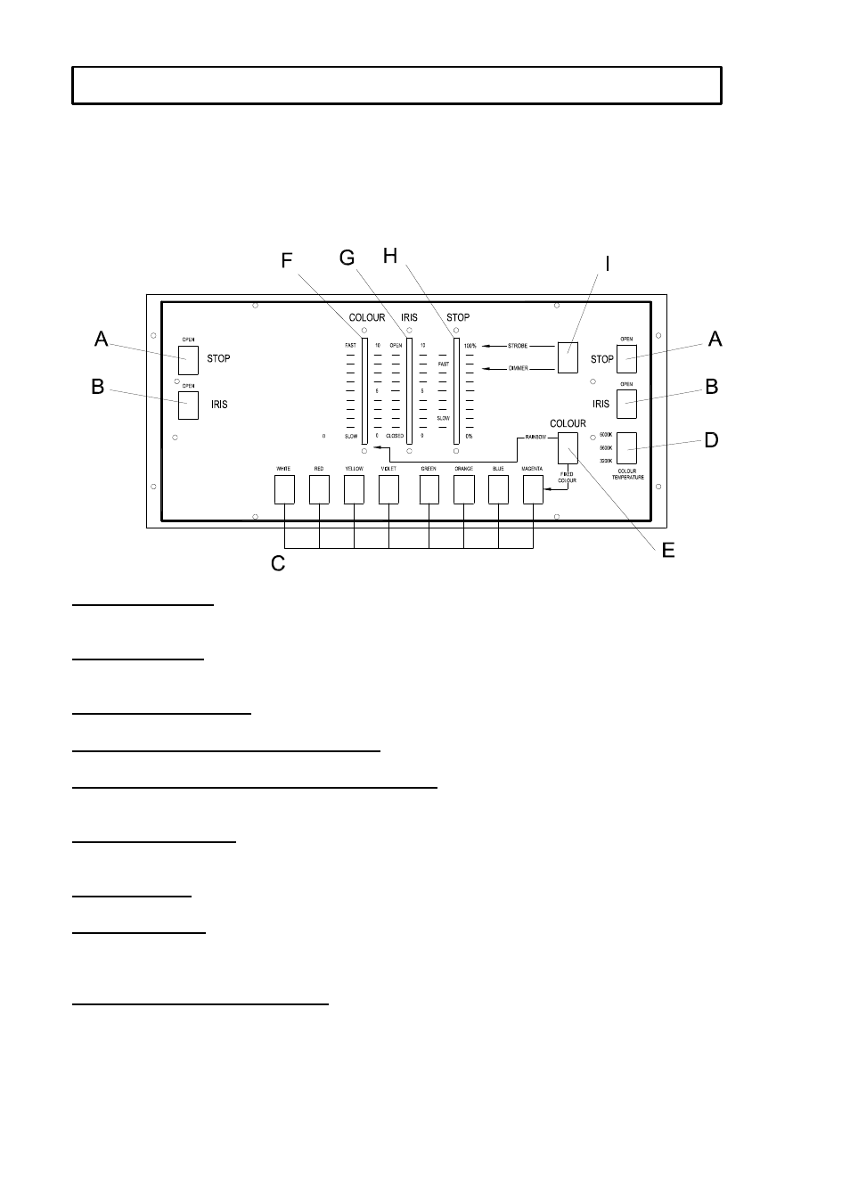 Operation | OmniSistem PR Orland Follow Spot User Manual | Page 4 / 8