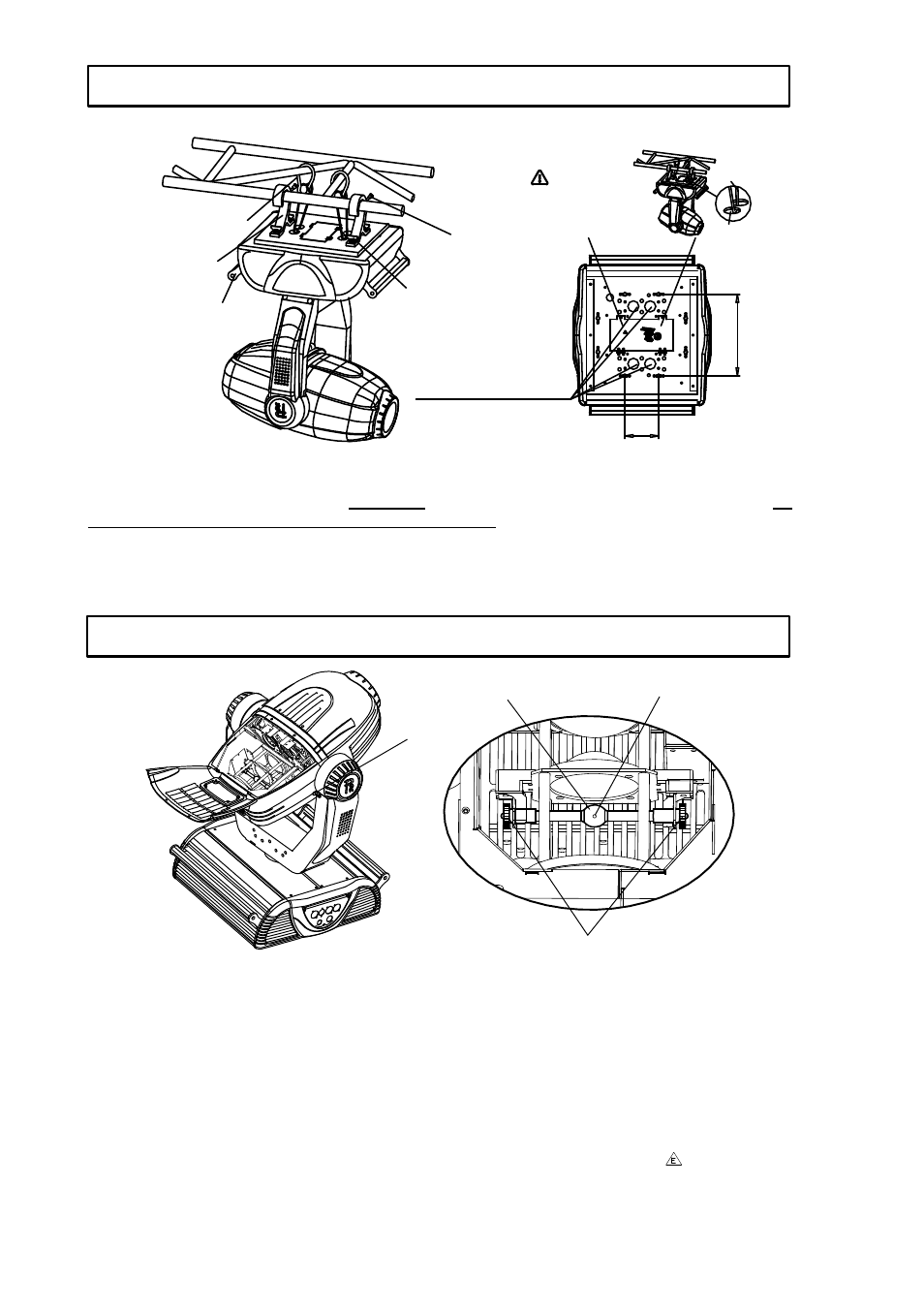 Fitting the lamp, Installing the projector | OmniSistem PR Pilot 1200 User Manual | Page 4 / 20