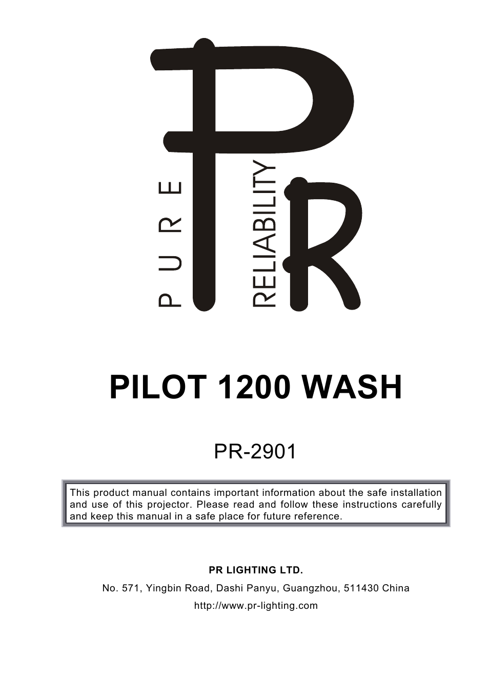 OmniSistem PR Pilot 1200 Wash User Manual | 16 pages