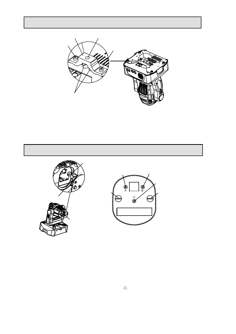 Installing the projector, Fitting the lamp, Warning | OmniSistem PR Pilot 150 User Manual | Page 4 / 14