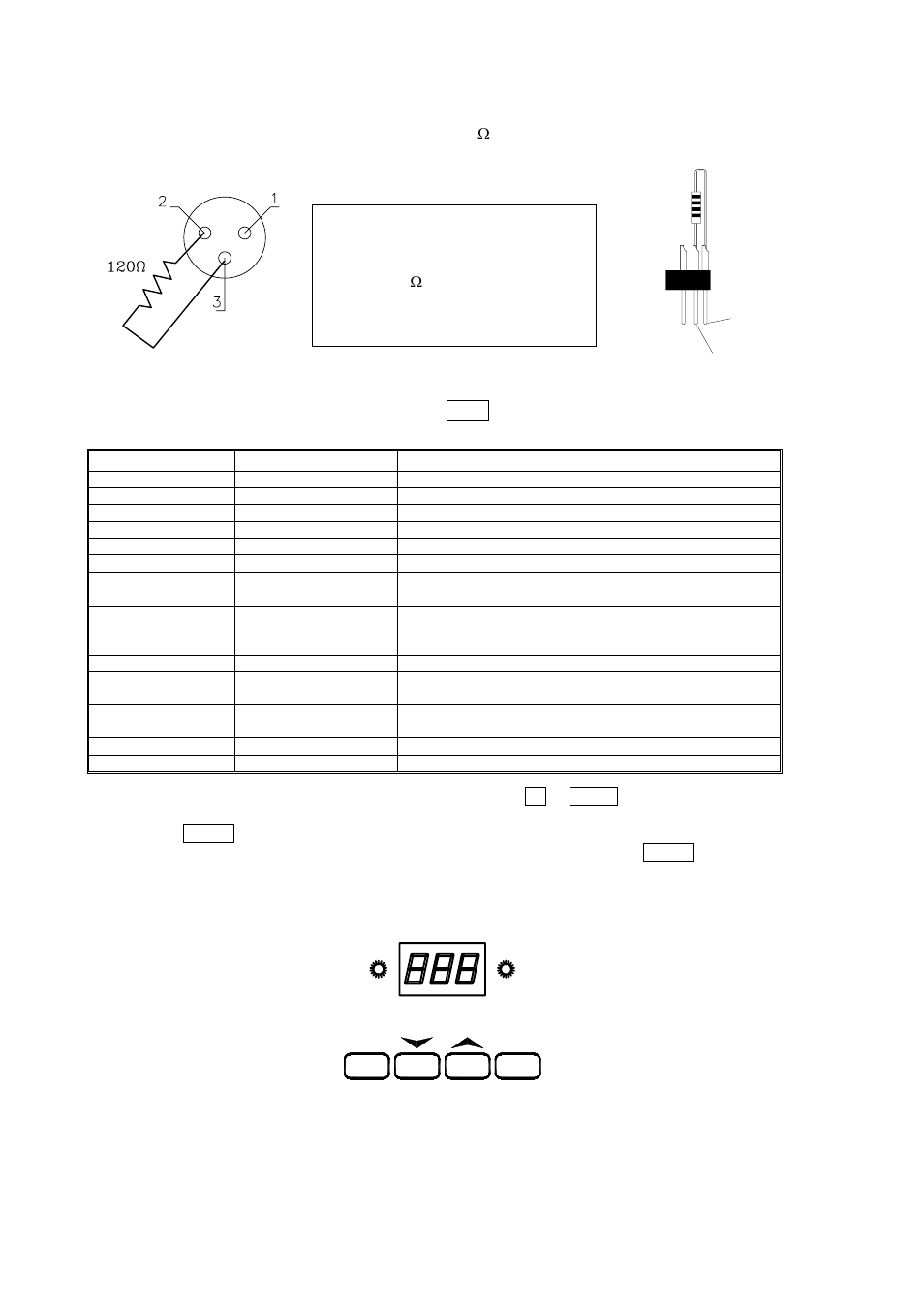 Dmx terminator, Dmx terminator connection, Setup options – projector configuration | Projector dmx start address | OmniSistem PR Pilot 150 User Manual | Page 6 / 14