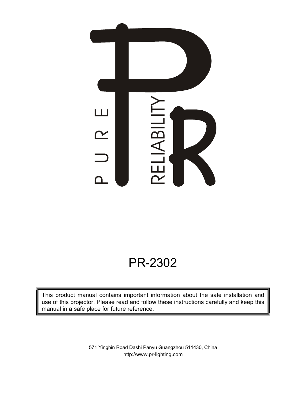 OmniSistem PR Pilot 250 Wash User Manual | 12 pages