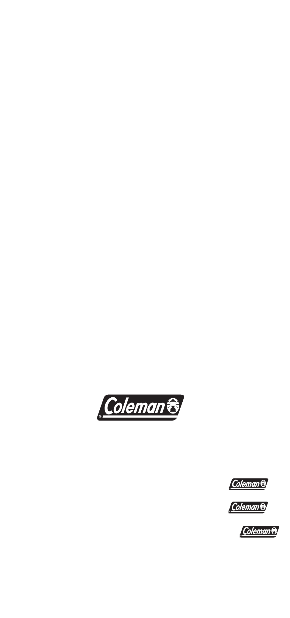 Coleman 533 Series User Manual | Page 12 / 12