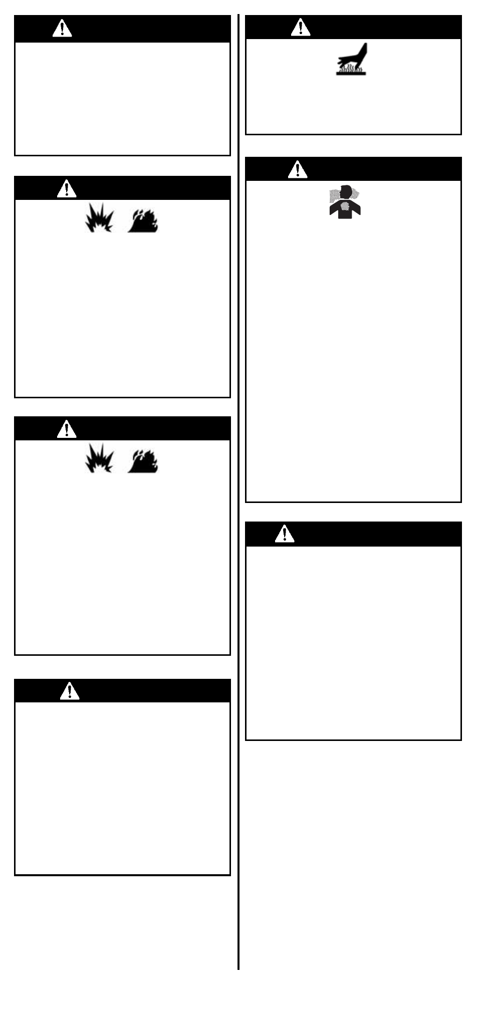 Warning danger, Warning, Danger | Caution, English-2 | Coleman 533 Series User Manual | Page 3 / 12