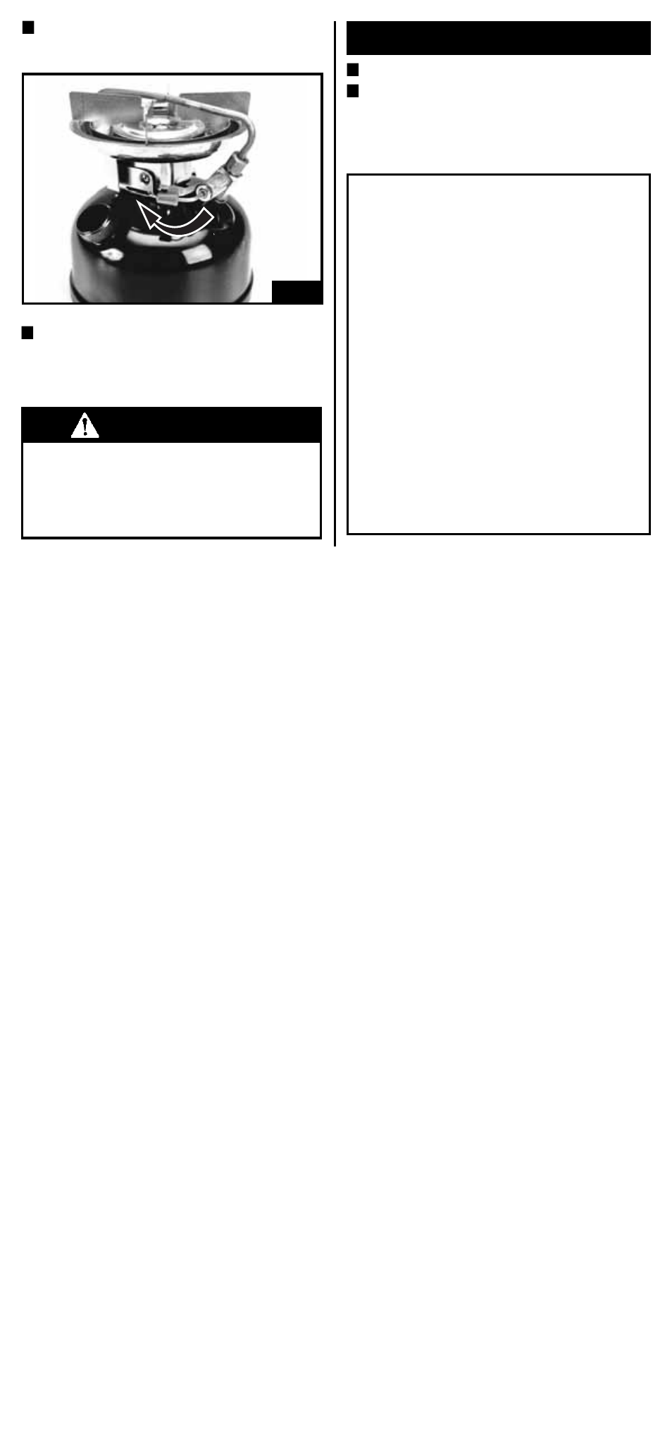 Warning, English-6 | Coleman 533 Series User Manual | Page 7 / 12