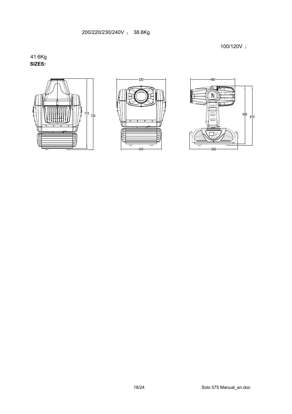 OmniSistem PR Solo 575 User Manual | Page 18 / 24