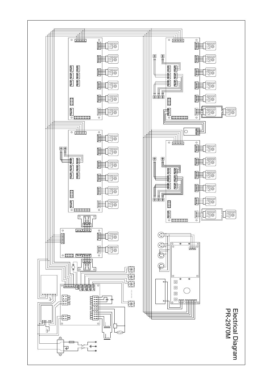 Electrical diagram pr-2970m | OmniSistem PR XL 1200 Framing User Manual | Page 22 / 26